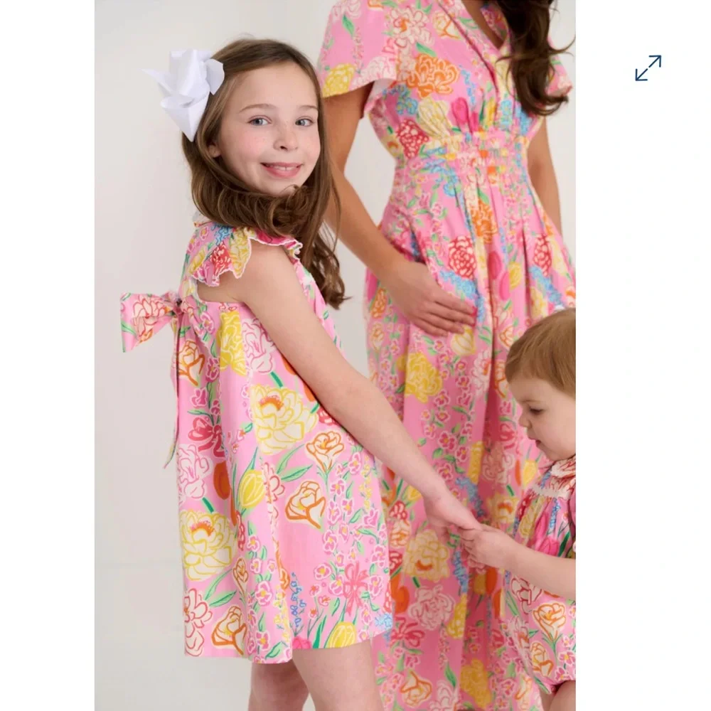 Rare Beaufort Bonnet x Sheridan French Floral Franny Frock TBBC Girls Size 8